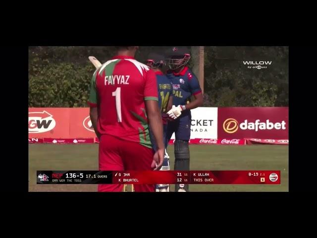 Highlights 2nd mach nepal vs oman