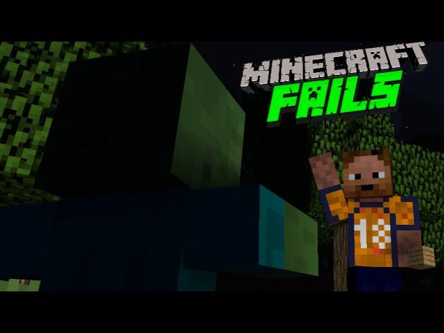 Bradmall Meets Zombie ~ Minecraft Fails