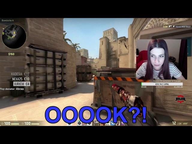 CS:GO - Tilting a pro female team