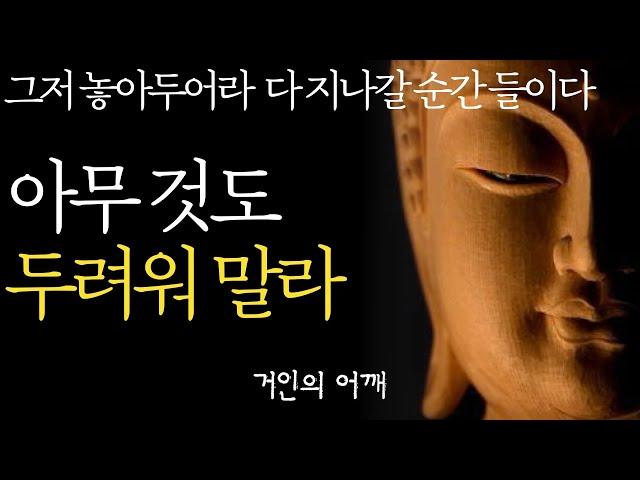 석가모니 명언 | 인생조언 | 더이상 화내지 마라 |인간관계에서 화를 다스리는 가장 최고의 방법 | 나이들수록 혼자 잘지내는 사람이 편안한 이유 | 생각이 많고 예민한 사람 |부처