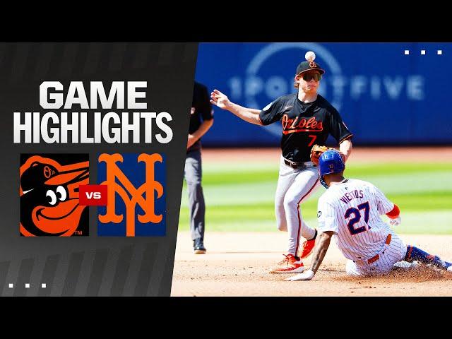 Orioles vs. Mets Game Highlights (8/21/24) | MLB Highlights