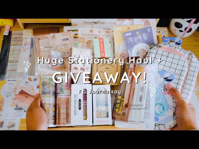 Journalsay Stationery Haul + International Giveaway (CLOSED)