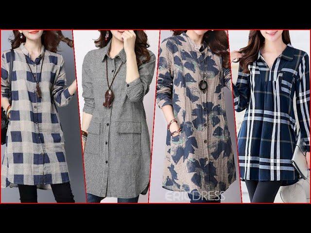 Stylish & Beautiful Long Shirt Designs for college girls️| Freya's fashion world