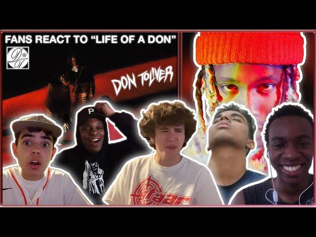 Fans React to "Life Of A Don" [FULL ALBUM] | by DON TOLIVER