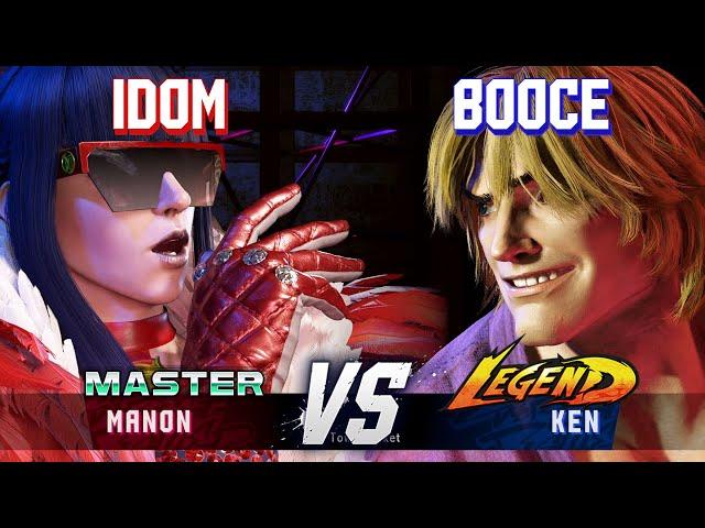 SF6 ▰ IDOM (Manon) vs BOOCE (Ken) ▰ High Level Gameplay