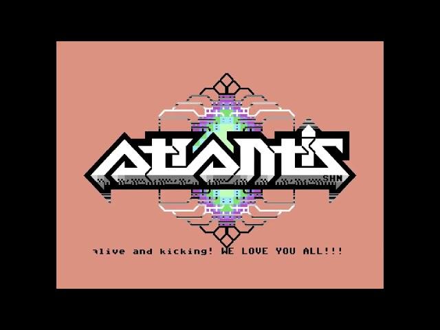 4k PETSCII Music Rasters by Atlantis - Commodore 64 intro