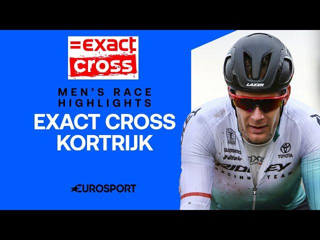 STUNNING VICTORY!  | Men's Exact Cross Kortrijk Race Highlights | 2024-25 Cyclocross Season