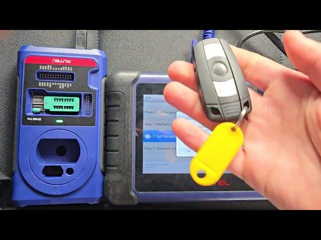 2014 BMW X1 Spare Slot Key with Autel IM508 and XP400 - CAS3++ (ISTAP)