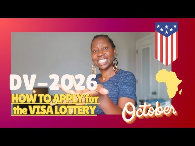 DV-2026 Lottery: How to Apply for the US #greencardlottery #immigrationvisa