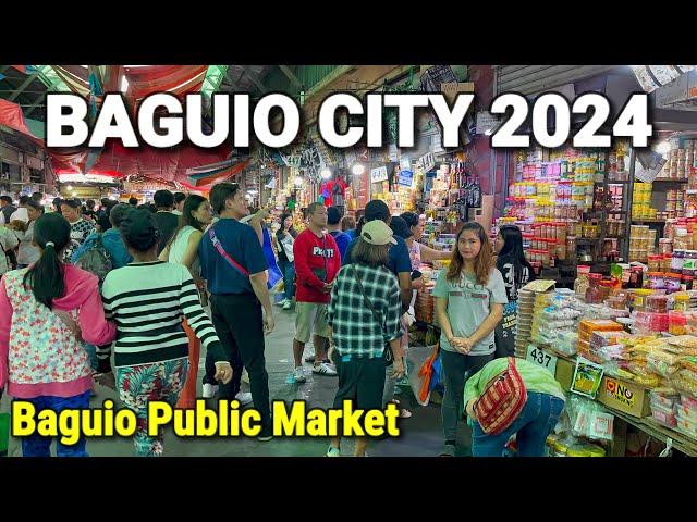 Philippines Market Tour in BAGUIO CITY | Baguio Public Market 2024 Walking Tour