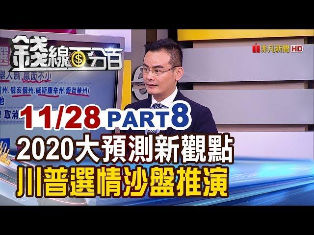 【錢線百分百】《錢線百分百"2020預測"新觀點 川普選戰兩情境沙盤推演!》20191128-8