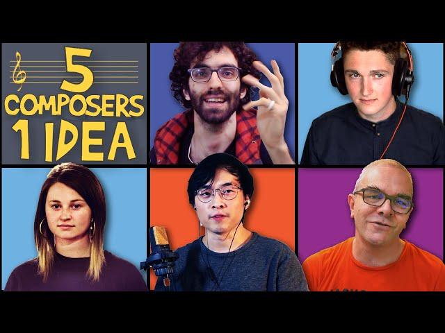 5 COMPOSERS 1 IDEA (ft. June Lee, David Bennett, Ben Levin & No Compliments)