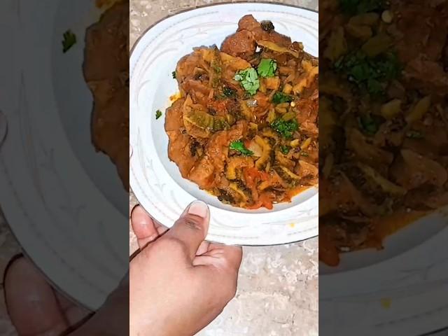 Delicious Karela gosht recipe #shorts ##shortvideo #recipe