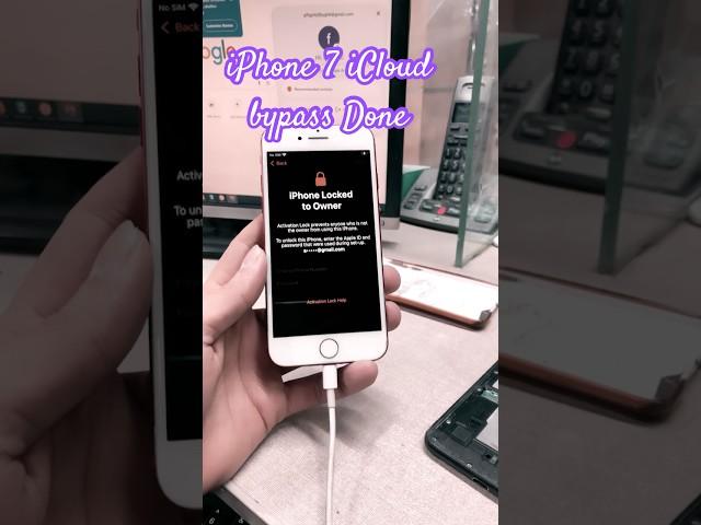 iPhone 7 iCloud bypass Done #gsmtaimurteam #iphoneicloudbypass #software #appleiphone #iphone7bypass