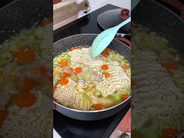 Easy instant noodle soup