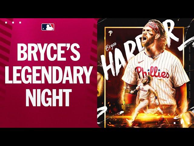 Bryce Harper hits THREE home runs in HUGE performance 