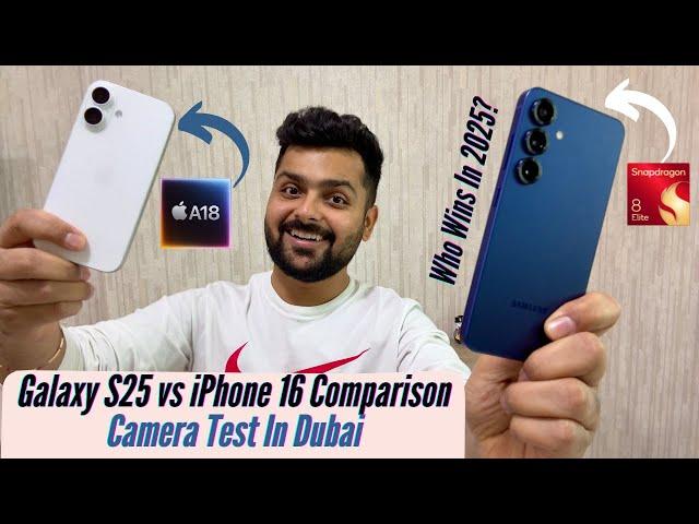 Galaxy S25 vs iPhone 16 Comparison - Biggest Differences Explained!