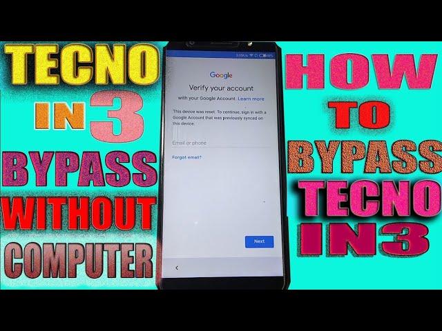 Tecno IN2,IN3, FRP Bypass without computer