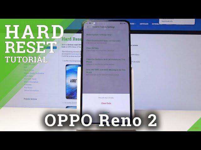 Factory Reset OPPO Reno 2 - Delete All Content & Settings