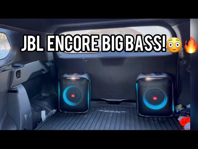 Jbl partybox encore bass test inside a car!