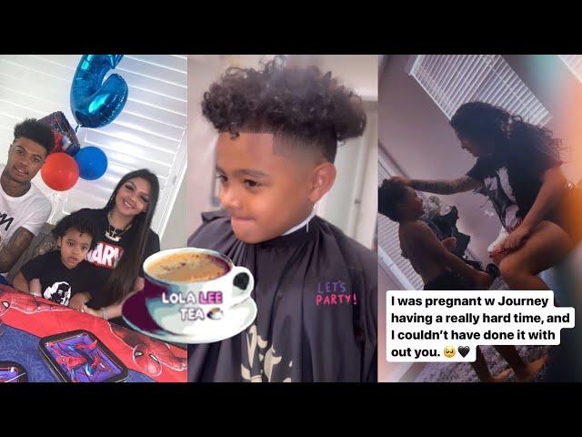 Blueface and JaidynAlexis son Javaugh turns 7 today! 04.28.2024 Happy Birthday! 