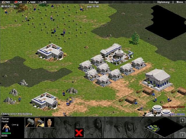 Age of Empires 1 Campaign The rise of Rome  Enemies of Rome 3 Spartacus Hardest