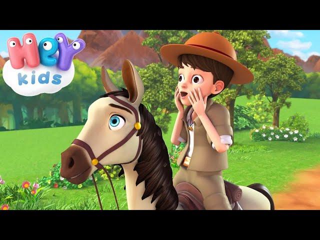 My Horsey | Horse Cartoons for Children | Kids Songs & Nursery Rhymes - HeyKids