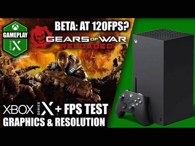 Gears of War Reloaded: Beta - Xbox Series X Gameplay + FPS Test