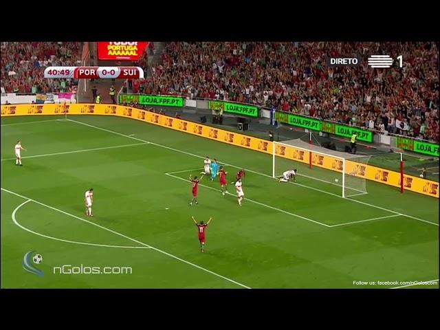 Own Goal By Johan Djourou and Get Lead 1-0 For Portugal