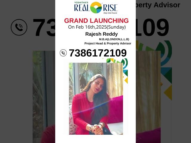 CALL:7386172109.YOSHITHA HOUSING AND INFRA|Shadnagar open plots for sale in Hyderabad|RRR