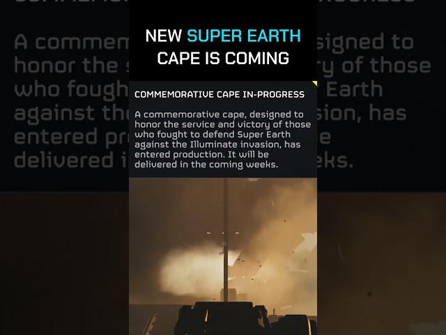 ARROWHEAD IS ADDING A SPECIAL CAPE FOR HELLDIVERS  - #helldivers2
