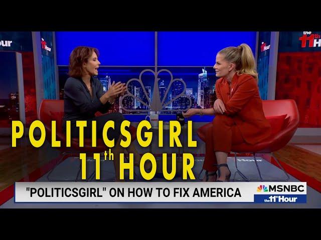 PoliticsGirl on MSNBC's 11th Hour with Steph Ruhle!