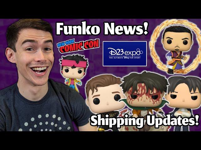 Funko News: Attack On Titan Levi Shipping Updates | New Marvel Pops | D23 Expo & Nycc 2022 Updates!