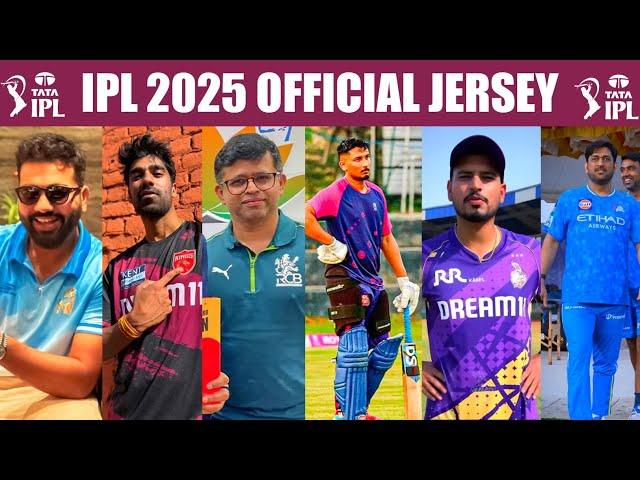 IPL 2025 : MI, CSK, KKR, SRH, DC, RR, RCB, PBKS, LSG, GT New Jersey | IPL 2025 New Jersey All Teams