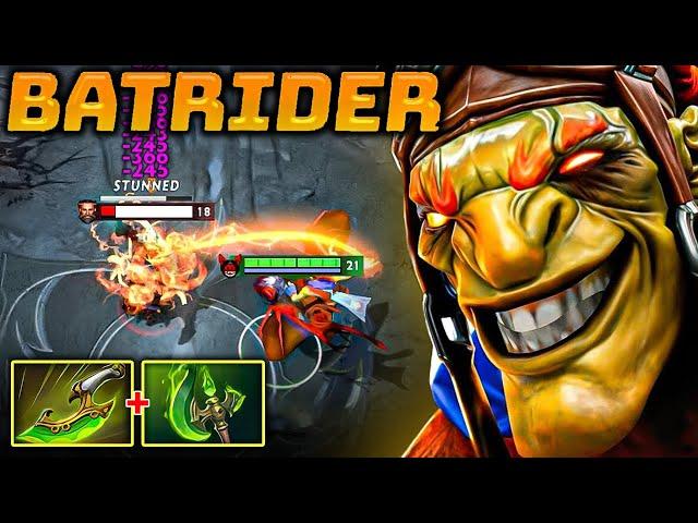 Batrider One Shot Burn 34Kills Heavy Burst Damage Swift Blink + Parasma | Dota 2