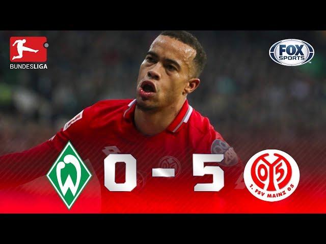 Werder Bremen - Mainz 05 [0-5] | GOLES | Jornada 16 | Bundesliga