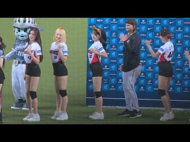 20240728 台鋼 VS 富邦 MVP頒獎 李珠珢 三振舞