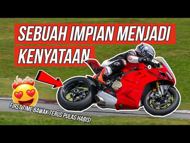 PUAS HATI! | FIRST RIDE 2023 DUCATI PANIGALE V4S BERSAMA DONI TATA | DRE RACETRACK ACADEMY SEPANG