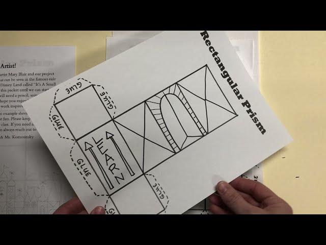 Rectangular Prism- Getting Started- Mary Blair