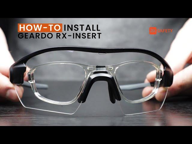 How To Install RX Insert in Safety Glasses | Prescription Safety Glasses | Shooting Glasses