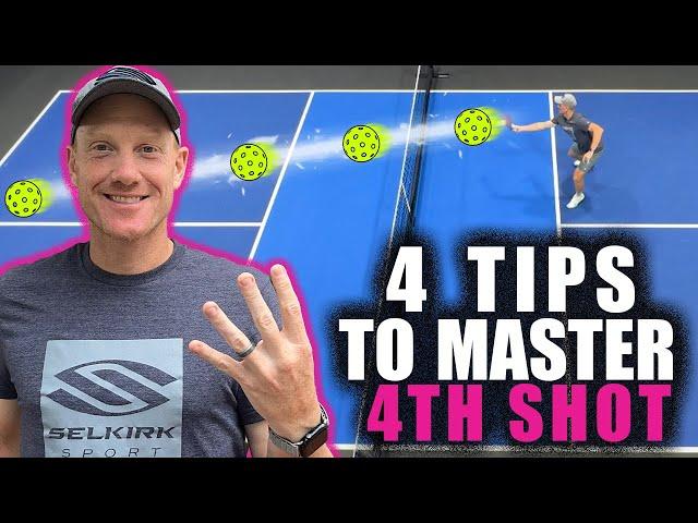 Improve Your Pickleball Game with These 4th Shot Strategies