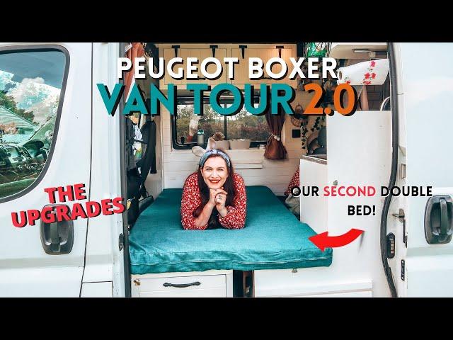 VAN TOUR 2.0 | OFF-GRID Peugeot Boxer (Ram Promaster) Van Conversion | Driving Around The World!