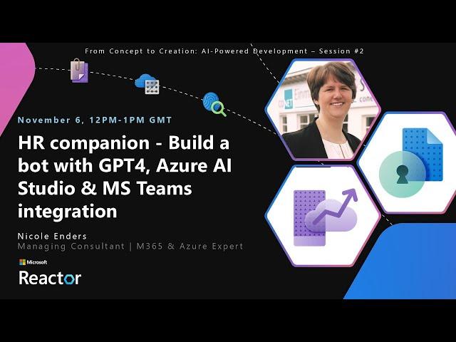 HR companion - Build a bot with GPT4, Azure AI Studio & MS Teams integration