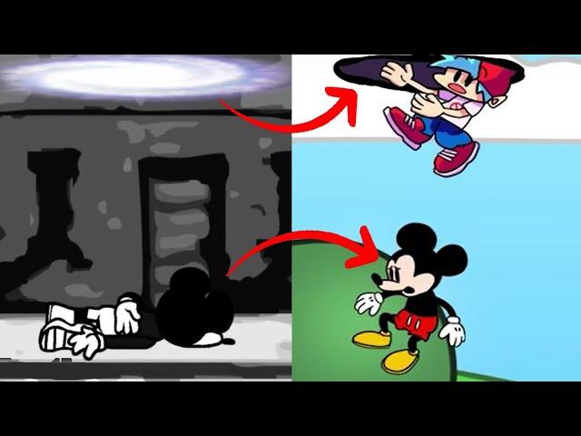 Reference in Corrupted Mickey Mouse Fnf | Friday Night Funkin Vs Mickey Mouse Corrupted | #1