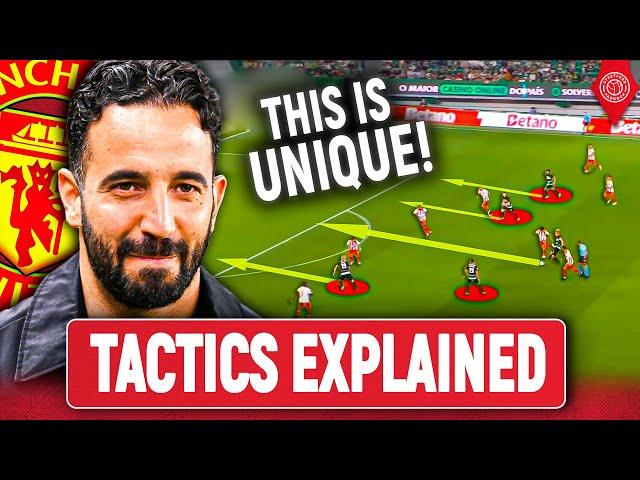 Ruben Amorim's 3-4-3 Tactics At Man United Explained!