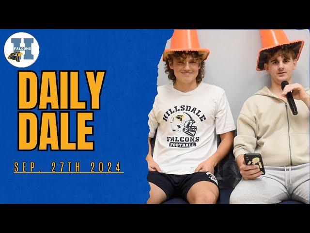 Hillsdale High School (OH) "Daily Dale" 9/27/24