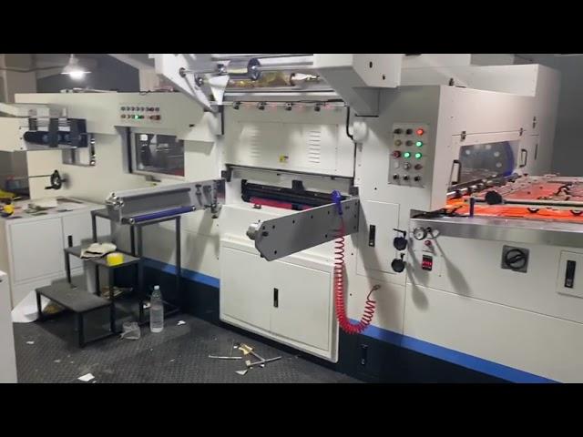 AEM 1300T/AEMG-1300T  hot foiling & die cutting machine.