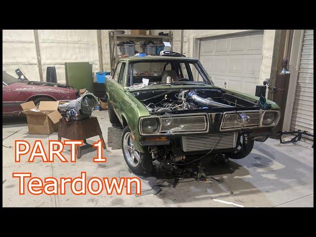 1500 hp powerglide build. Part 1; the teardown