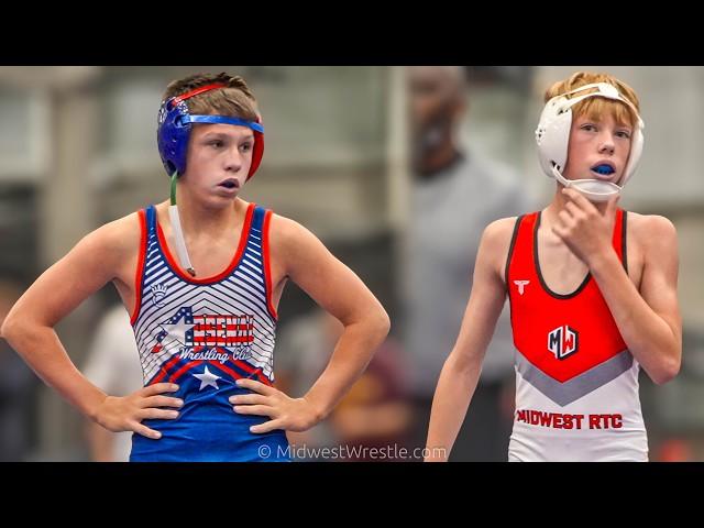 100 – Christopher Thompson {G} of Illinois Cornstars vs. Ryder Wroblewski {R} of Midwest RTC IN