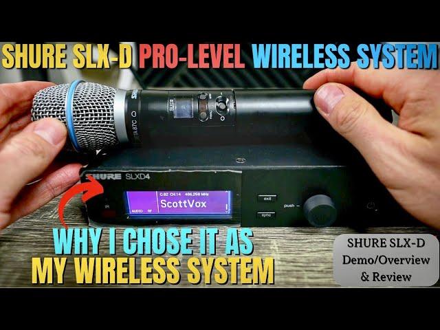 Shure SLX-D - AMAZING WIRELESS SYSTEM - Demo/Overview/Setup/Guide